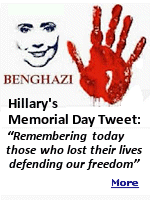 Hillary Clinton took to Twitter on Monday to mark Memorial Day, but the former Secretary of State who was in office during the terrorist attack on the U.S. consulate in Benghazi that claimed the lives of four Americans seemed to anticipate being reminded of that fact because she turned off the ability to reply to her tweet.
